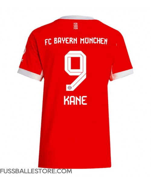 Günstige Bayern Munich Harry Kane #9 Heimtrikot Damen 2025-26 Kurzarm Günstige Bayern Munich Harry Kane #9 Heimtrikot Damen 2025-26 Kurzarm